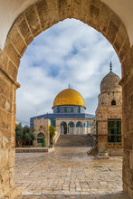 The Dome Of The Rock On The Temple Mount In Jerusalem, Israel