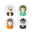 © ramades - Character avatars set, collection of flat design avatars