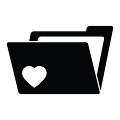 Poster - File Folder - vector icon