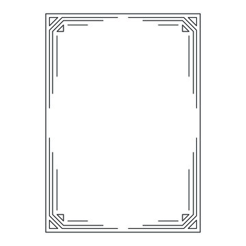 vector image, decorative ornamental frame, original design