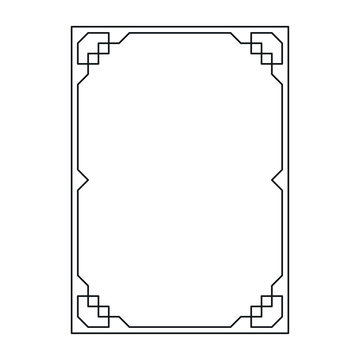 vector image, decorative ornamental frame, original design