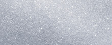 Silver Glitter Sparkle Texture Background