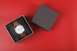 © SBM Creatives - Men's leather wrist watch in gift box