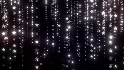 silver stars background glitter