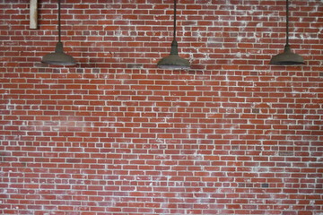 Lights on Brick Wall