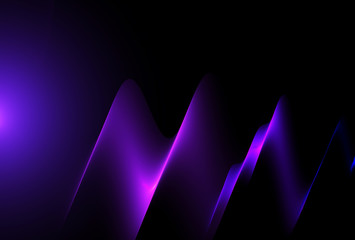 Wall Mural - Abstract color dynamic background with lighting effect. Fractal art