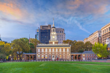 Independence Hall In Philadelphia,  USA