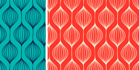  Abstract seamless background. Hand drawn pattern vector