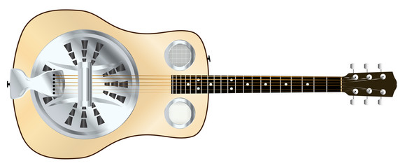 Sticker - Wood Top Resonator Acoustic Guitar