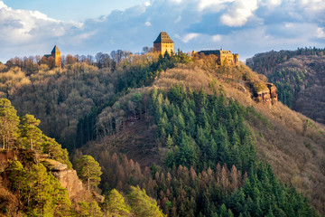 Wall Mural - Burg Nideggen kurz vor Sonnenuntergang