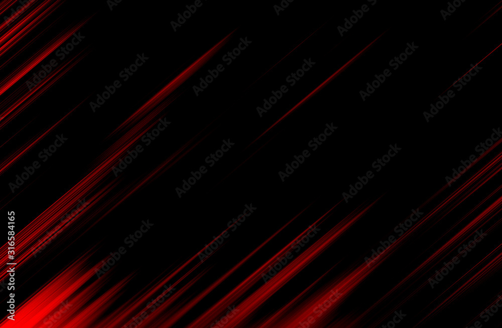 abstract red and black are light pattern with the gradient is the with floor wall metal texture soft tech diagonal background black dark sleek clean modern. - obrazy, fototapety, plakaty 