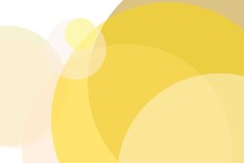 Abstract Yellow Circles Illustration Background