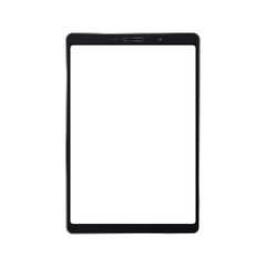 Poster - Black tablet with white screen new version in trendy thin frame - for stock