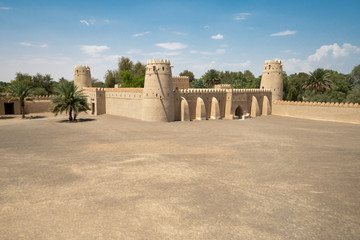 Al Jahili Fort in Al Ain in the Emirate of Abu Dhabi, UAE