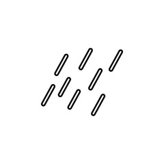 Aufkleber - rain icon. Simple glyph, flat vector of camping icons for ui and ux, website or mobile application