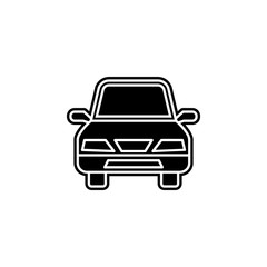 Aufkleber - car icon. Simple glyph, flat vector of camping icons for ui and ux, website or mobile application