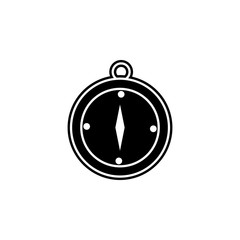 Aufkleber - compass icon. Simple glyph, flat vector of camping icons for ui and ux, website or mobile application
