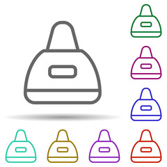 Poster - Handbag, italy in multi color style icon. Simple thin line, outline vector of italy icons for ui and ux, website or mobile application
