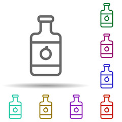 Poster - sauce, italy in multi color style icon. simple thin line, outline vector of italy icons for ui and u
