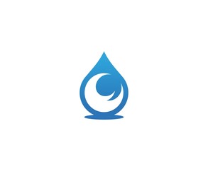 Poster - Water drop logo