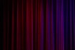 Stage curtain red and purple