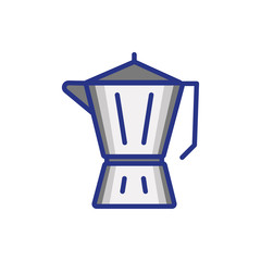 Sticker - coffee kettle drink isolated icon