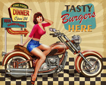Diner  Vintage Poster