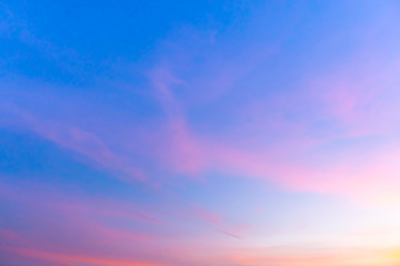 Wall Mural - Magenta color of sunset twilight sky and cloud.