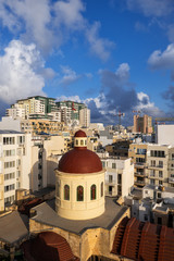 Canvas Print - Church of Jesus of Nazareth Dome in Sliema