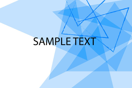 Blue and white modern background. Modern poster. Blue background. Fashionable texture. Abstract background from triangles. Suitable for banner or presentation.