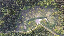 Famous Fort Froideterre In Verdun Forest By Drone Vertical View
