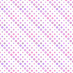 Poster - Colorful seamless circle pattern background - geometrical vector graphic design