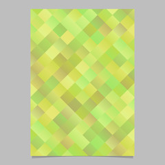 Poster - Modern trendy square pattern poster template design - abstract vector page