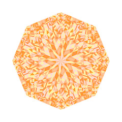 Poster - Isolated tiled mosaic octagon polygon - octagonal colorful vector design element with geometrical shapes