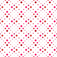 Poster - Abstract seamless crimson geometrical square pattern background - red vector graphic design from diagonal squares