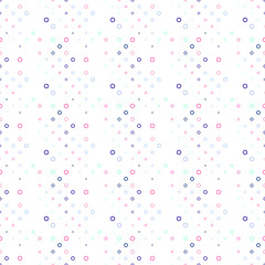 Poster - Seamless circle pattern background design - abstract colorful vector graphic from rings