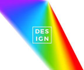 Fototapete - Rainbow cover. Abstract wave vector background, rainbow waved lines for brochure, website, flyer design. Spectrum wave color. Smoky color wave.