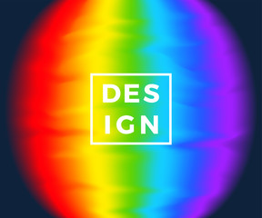 Fototapete - Rainbow cover. Abstract wave vector background, rainbow waved lines for brochure, website, flyer design. Spectrum wave color. Smoky color wave.