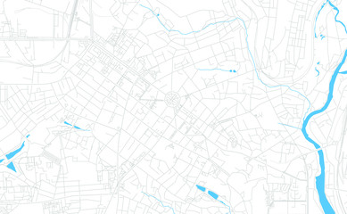 Poltava, Ukraine bright vector map