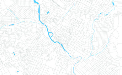 Kropyvnytskyi, Ukraine bright vector map