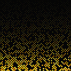Poster - Geometrical abstract dot pattern background - vector graphic design