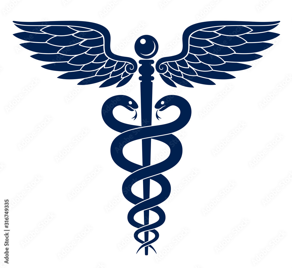 Caduceus Stock Vector | Adobe Stock