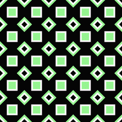 Poster - Seamless abstract square pattern background design - colored vector graphic