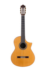 Poster - Classical guitar isolated on white background