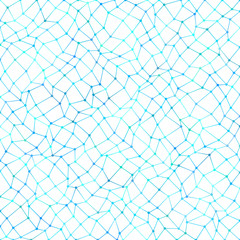 Poster - Abstract irregular polygonal grid pattern background - vector illustration