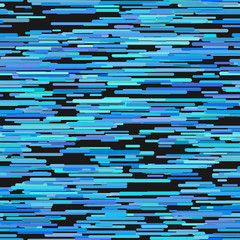 Poster - Abstract chaotic horizontal rounded stripe pattern background - vector graphic