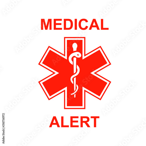 Medical Alert Sign 2025