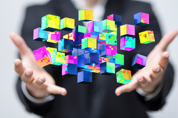 using cloud technology to send and receive files.
