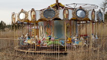 Ruins Of Amusement Park In Japan