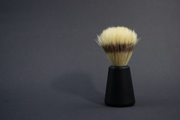 Shave Brush with Black Background